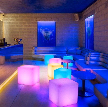 Светильник Куб 35 питание от сети 220В, RGB