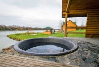 Чугунный банный чан для купания. Вместимость от 4 до 5 человек